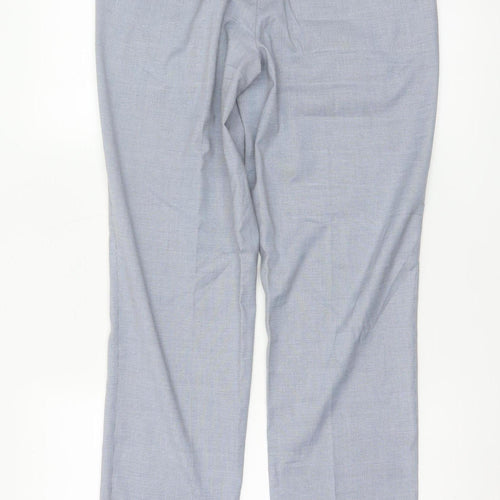Marks and Spencer Mens Grey Slim Fit Chino Trousers 30W 31L