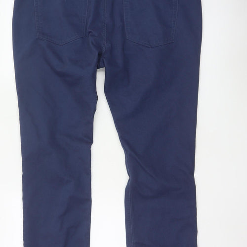 North Coast Men's Blue Slim Fit Chino Trousers 38W 29L