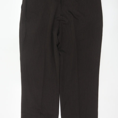 Taylor & Wright Men's Brown Pinstripe Dress Trousers 38S