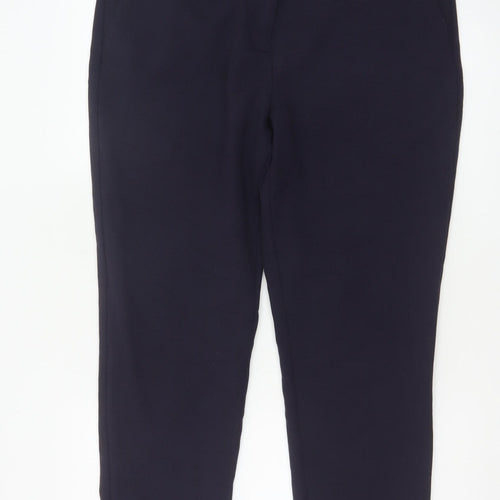 Marks and Spencer Autograph Women's Navy Size 16 Ankle Trousers