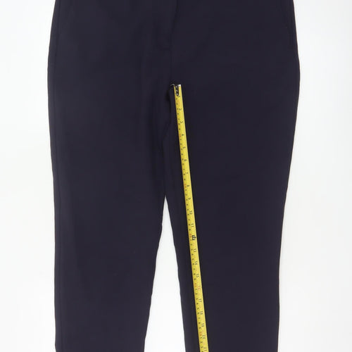 Marks and Spencer Autograph Women's Navy Size 16 Ankle Trousers