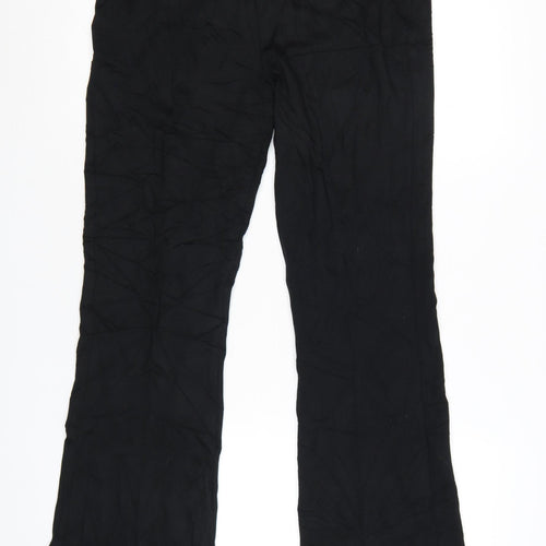 Marks and Spencer Women Black Size 14 Stretch Jersey Leggings