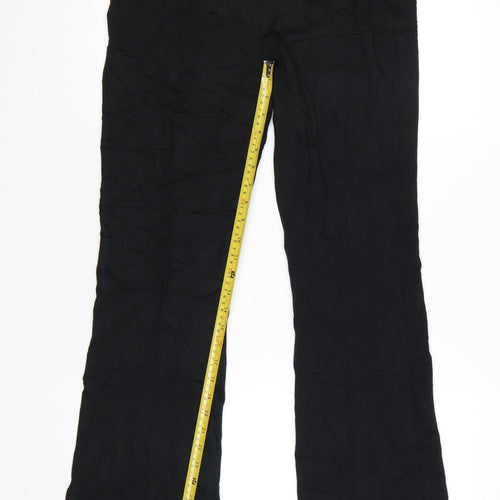 Marks and Spencer Women Black Size 14 Stretch Jersey Leggings