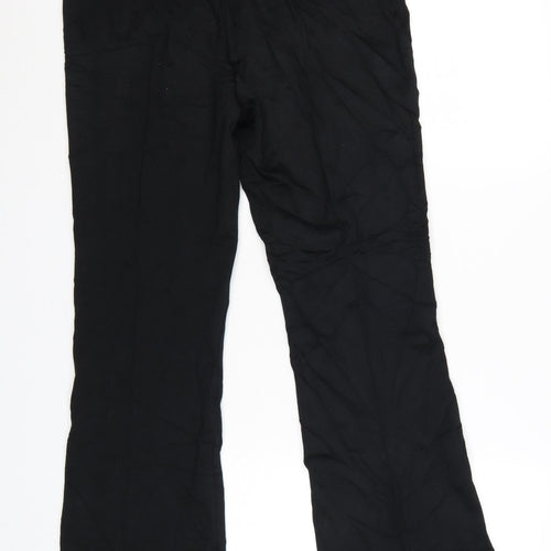Marks and Spencer Women Black Size 14 Stretch Jersey Leggings