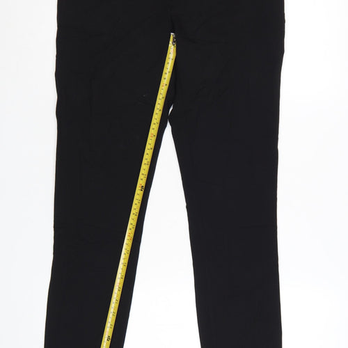 New Look Womens Black Size 10 Slim Fit Ankle Trousers