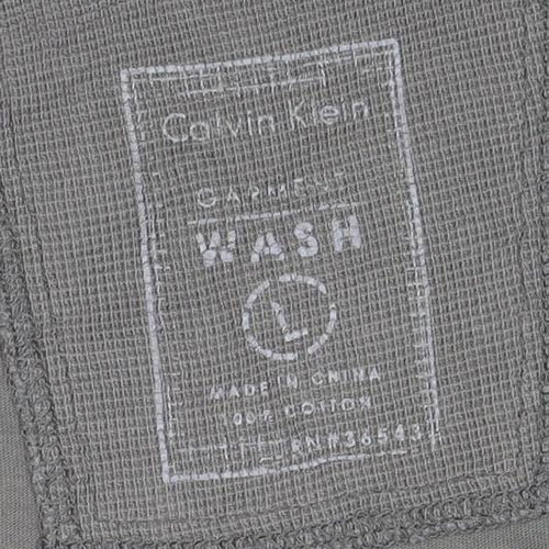 Calvin Klein Men's Green Graphic Print Short Sleeve T-Shirt L