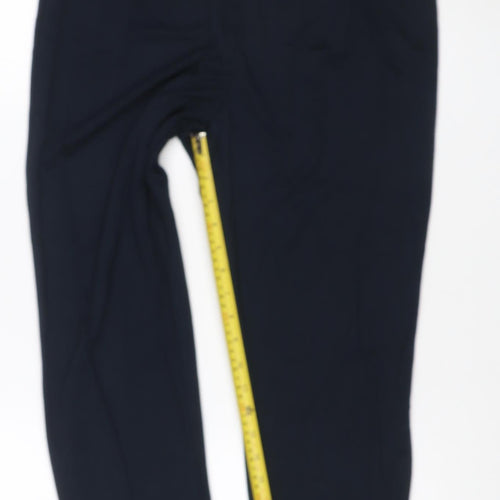 Marks and Spencer Womens Black Size 14 Jersey Leggings Short Length