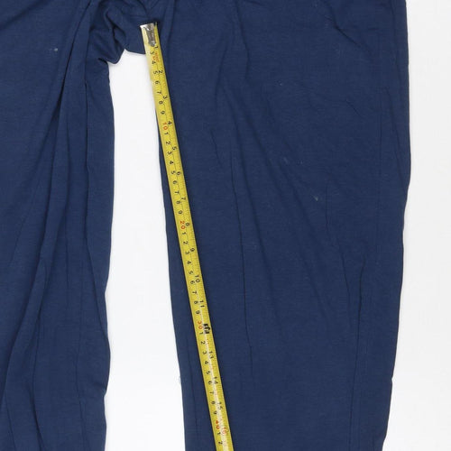 BAM Womens Blue Bamboo Jogger Trousers Size 14