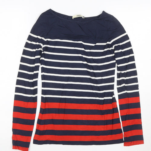 Oasis Women’s Multicoloured Striped Long Sleeve Jersey Top S