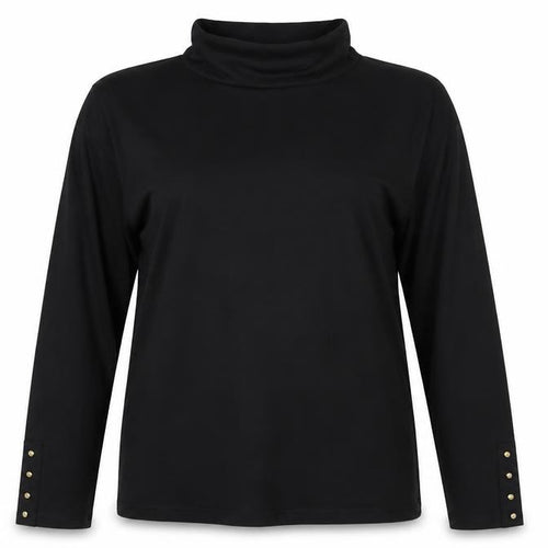 Joe Browns Women’s Black Roll Neck Long Sleeve Top Size 14