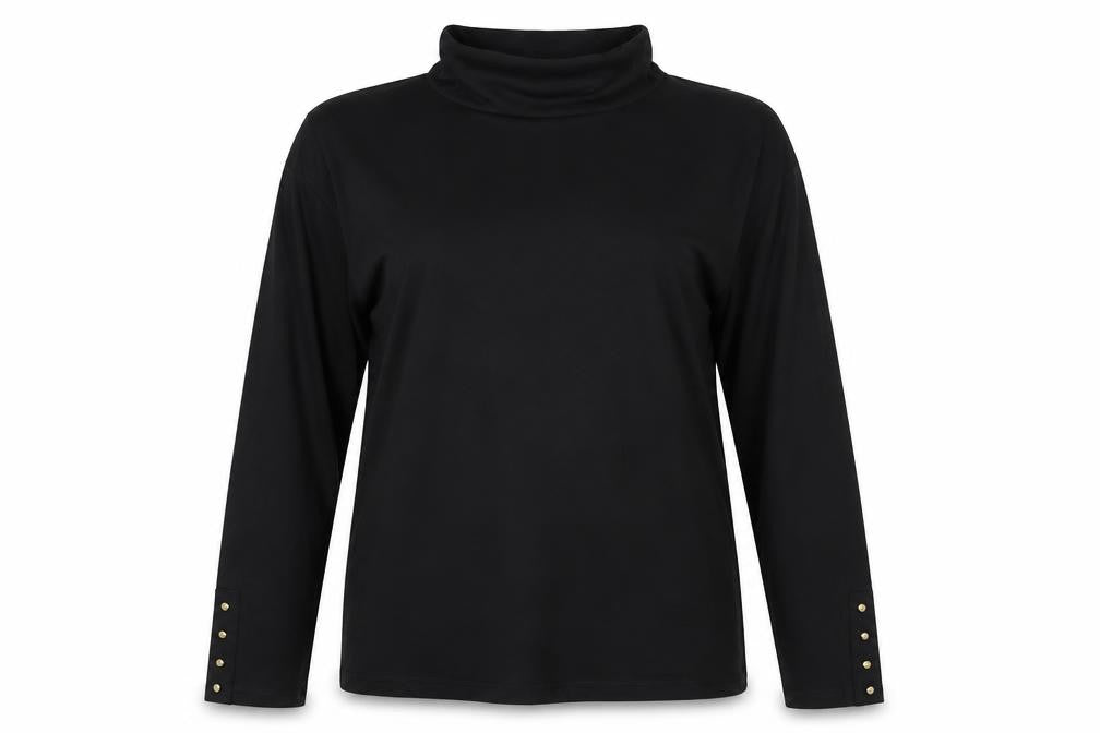 Joe Browns Women’s Black Roll Neck Long Sleeve Top Size 14