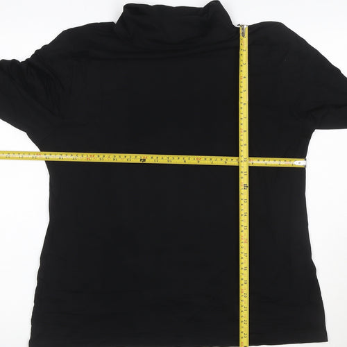 Joe Browns Women’s Black Roll Neck Long Sleeve Top Size 14
