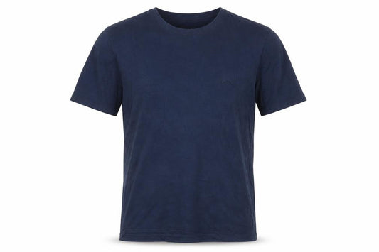 HUGO BOSS Men's Navy Blue Cotton Crew Neck Short Sleeve T-Shirt M