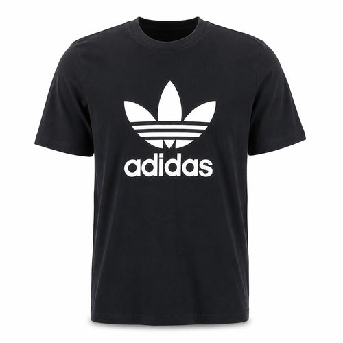 Adidas Mens Black Crew Neck Short Sleeve Cotton T-Shirt M