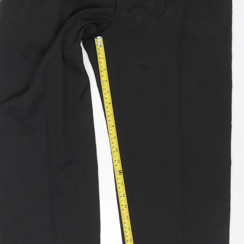 Debenhams Men's Black 34 Short Polyester Dress Pants Trousers