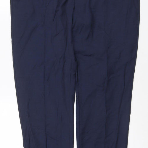 Marks and Spencer Autograph Men's Blue Wool Dress Trousers 36R