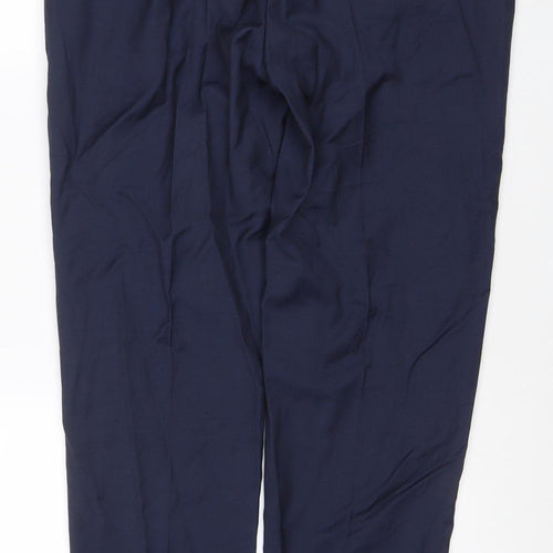 Marks and Spencer Autograph Men's Blue Wool Dress Trousers 36R