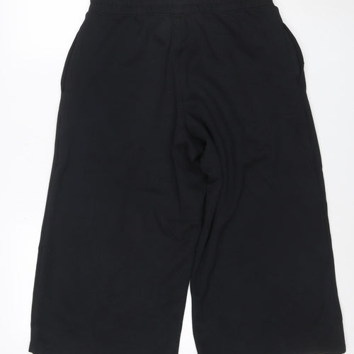 Marks and Spencer Goodmove Women's Black Size 12 Wide-Leg Activewear Trousers