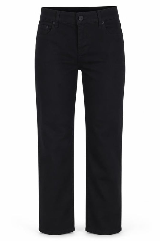 Marks and Spencer Women’s Black Straight Jeans Size 8 Regular Stretch Denim