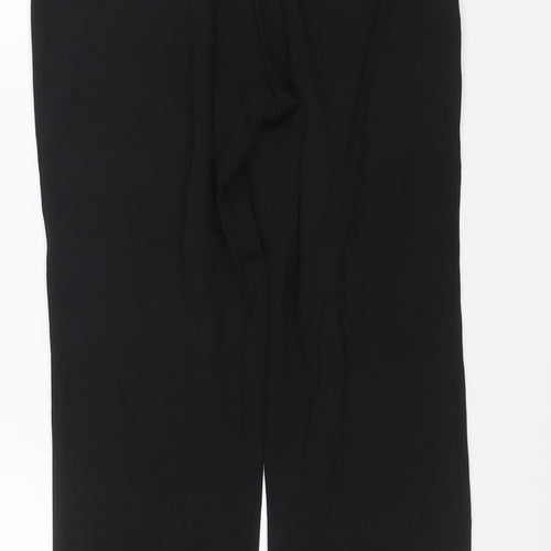 Marks and Spencer Womens Black Size 8 Slim Fit Stretch Trousers
