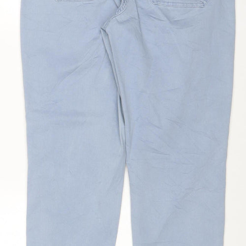 Marks and Spencer Women's Blue Tapered Regular Fit Jeans Size 12