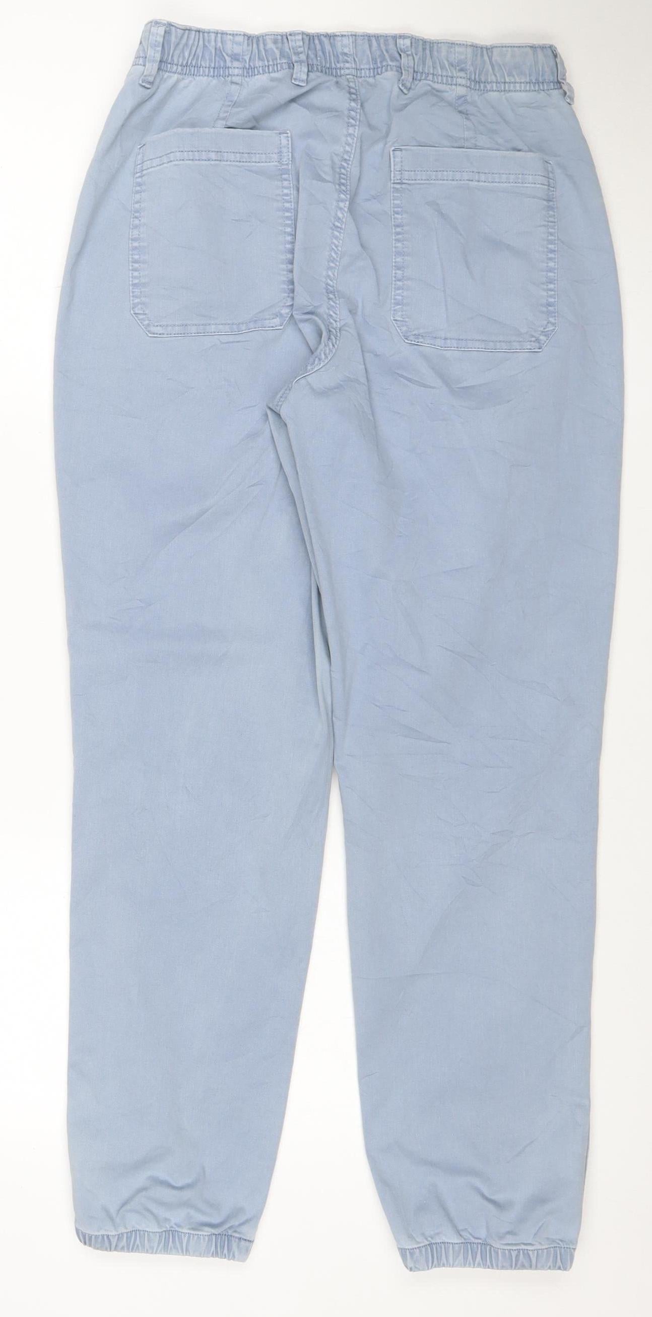 Marks and Spencer Women's Blue Tapered Regular Fit Jeans Size 12
