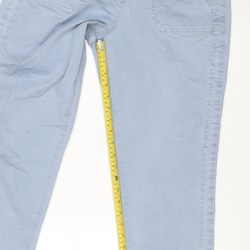 Marks and Spencer Women's Blue Tapered Regular Fit Jeans Size 12
