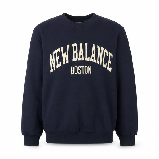 New Balance Men's Blue Small Crew Neck Pullover Sweatshirt