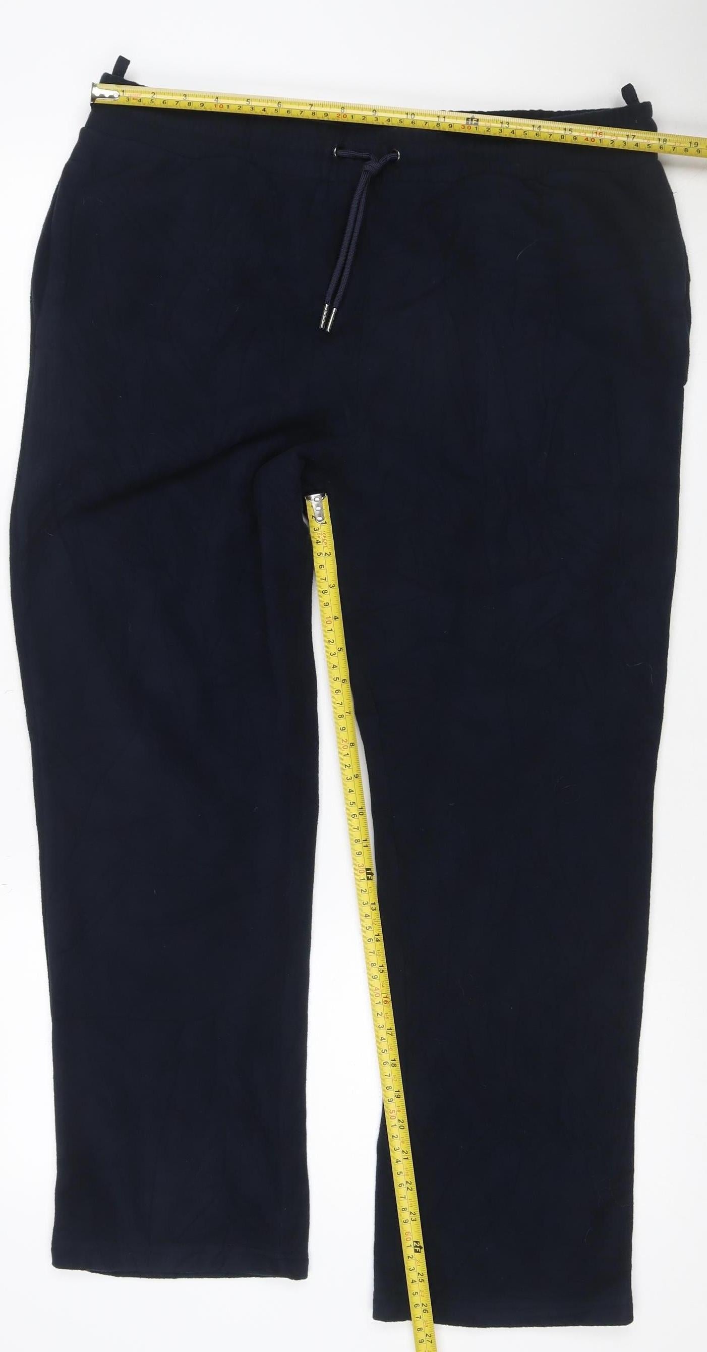Marks and Spencer Men's Blue L Short Jogger Trousers