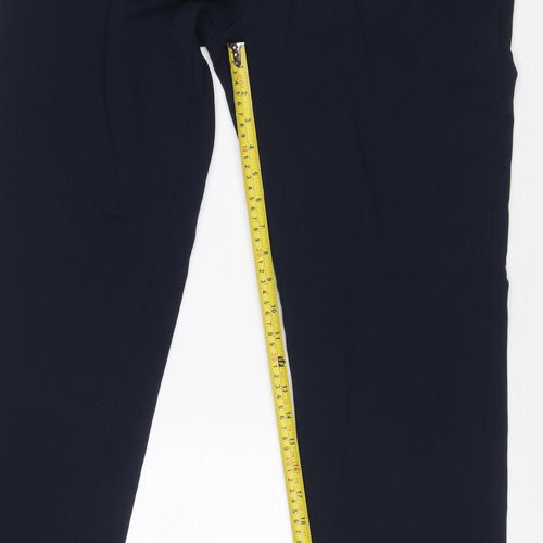 Marks and Spencer Mens Blue M Long Jogger Trousers Cotton Blend