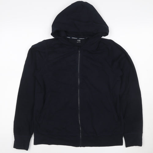 Marks and Spencer Goodmove Women's Navy Full Zip Hoodie Size 10