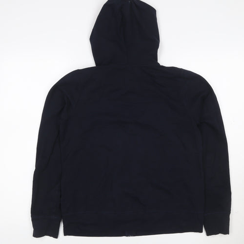 Marks and Spencer Goodmove Women's Navy Full Zip Hoodie Size 10