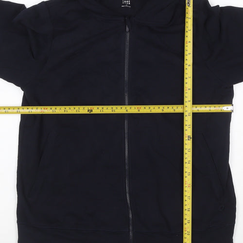 Marks and Spencer Goodmove Women's Navy Full Zip Hoodie Size 10
