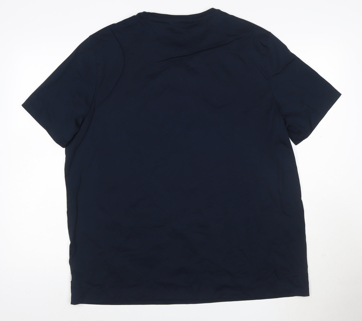 Marks and Spencer Men’s Blue 2XL Supima Cotton Crew Neck T-Shirt