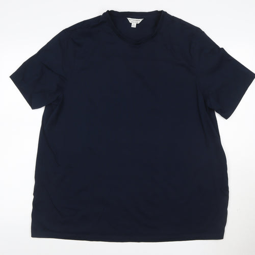 Marks and Spencer Autograph Men's Navy 3XL Supima Cotton T-Shirt