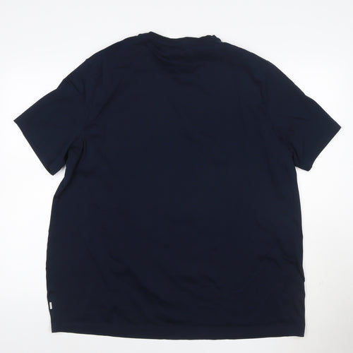 Marks and Spencer Autograph Men's Navy 3XL Supima Cotton T-Shirt