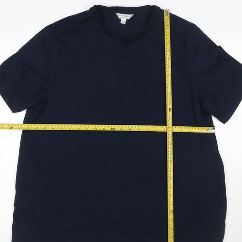 Marks and Spencer Autograph Men's Navy 3XL Supima Cotton T-Shirt