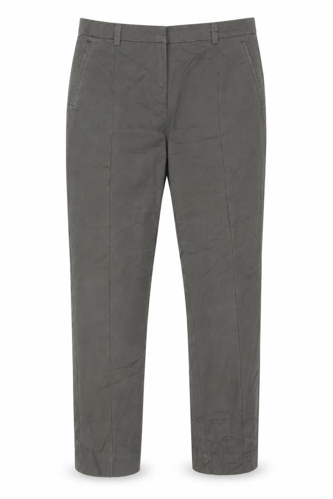 Oasis Green Lyocell Slim Fit Chino Trousers Size 10