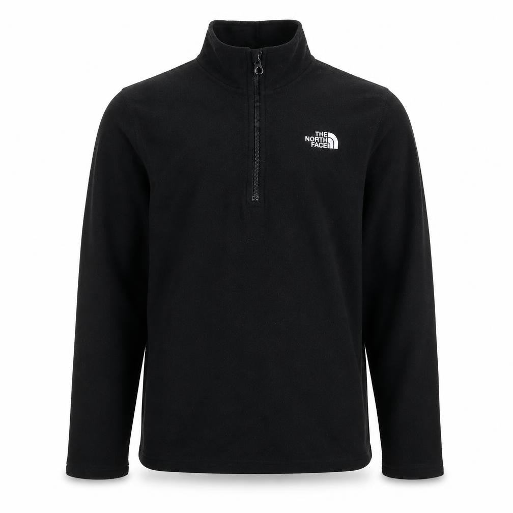 The North Face Boys Black Fleece 1/4 Zip Pullover Hoodie XL