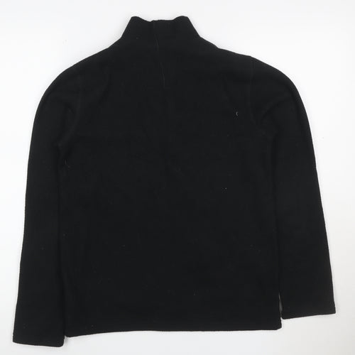 The North Face Boys Black Fleece 1/4 Zip Pullover Hoodie XL