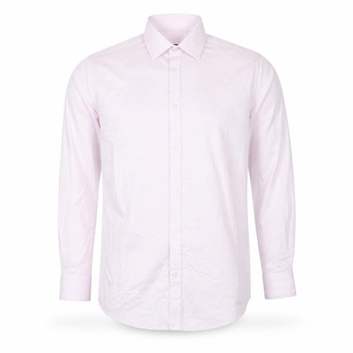 Marks and Spencer Men’s Pink 16in Regular Fit Long Sleeve Cotton Shirt