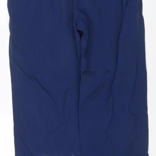 Puma Mens Blue Track Pants L Lightweight Woven Sports Trousers