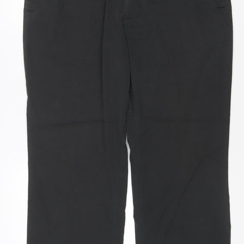 Marks and Spencer Blue Harbour Men's Black 38W 29L Chino Trousers