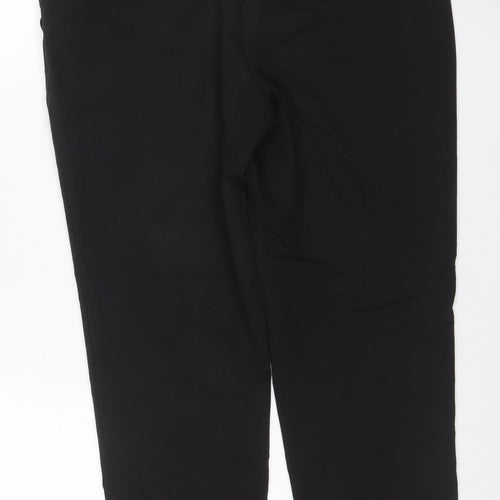 Dorothy Perkins Women's Black Size 12 Straight Stretch Trousers