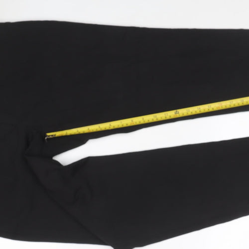Dorothy Perkins Women's Black Size 12 Straight Stretch Trousers