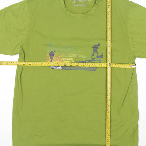 Regatta Men’s Green Adventure Tech Outdoor Graphic T-Shirt Size L