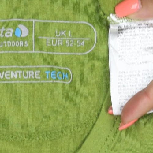 Regatta Men’s Green Adventure Tech Outdoor Graphic T-Shirt Size L