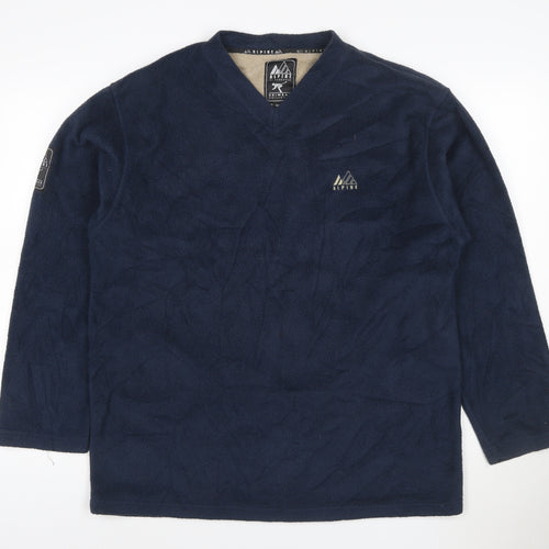 Alpine by Hardwear Men's Blue Fleece Pullover Sweatshirt Size L