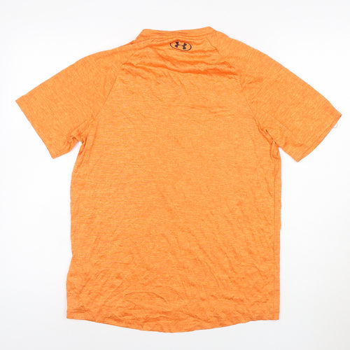 Under Armour Mens Orange Small Tech T-Shirt Short Sleeve Activewear