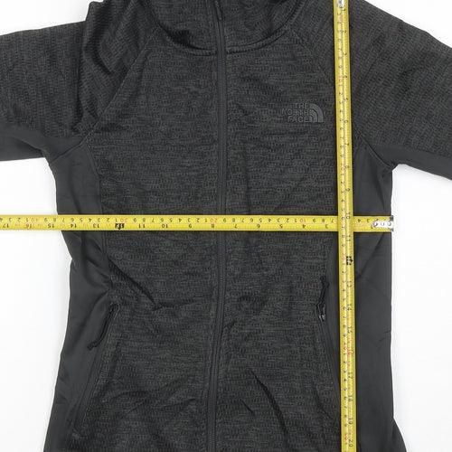 The North Face Womens Black XS Softshell Full Zip Jacket